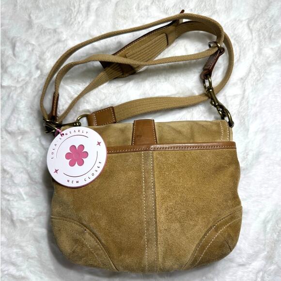 y2k COACH Vintage Soho Flap 4743 Shoulder Bag Crossbody - Picture 2 of 11